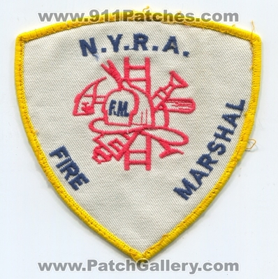 New York Racing Association NYRA Fire Department Fire Marshal Patch (New York)
Scan By: PatchGallery.com
Keywords: n.y.r.a. assn. dept. f.m.