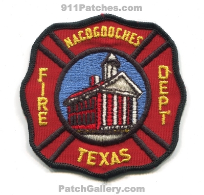 Nacogdoches Fire Department Patch (Texas)
Scan By: PatchGallery.com
Keywords: dept.