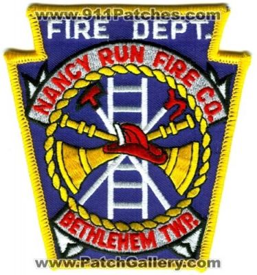 Nancy Run Fire Company Department (Pennsylvania)
Scan By: PatchGallery.com
Keywords: co. dept. bethlehem twp. township