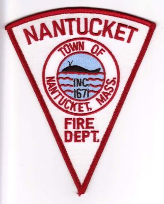 Nantucket Fire Dept
Thanks to Michael J Barnes for this scan.
Keywords: massachusetts department town of