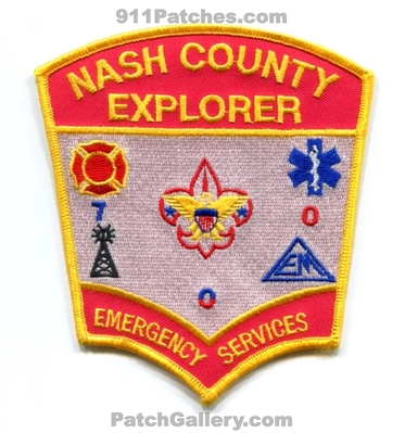 Nash County Emergency Services Explorer Post 700 Patch (North Carolina)
Scan By: PatchGallery.com
Keywords: co. es fire department dept. rescue ems emergency management 911 boy scouts of america bsa
