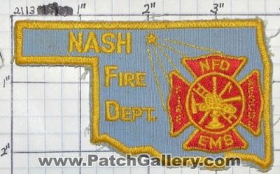 Nash Fire Department (Oklahoma)
Thanks to swmpside for this picture.
Keywords: dept. ems nfd