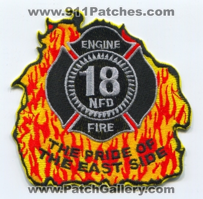 Nashville Fire Department Engine 18 (Tennessee)
Scan By: PatchGallery.com
Keywords: dept. nfd company co. station the pride of the east side