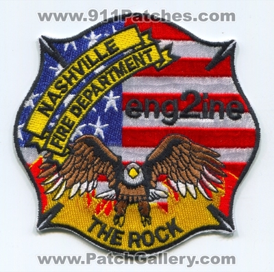 Nashville Fire Department Engine 2 Patch (Tennessee)
Scan By: PatchGallery.com
Keywords: dept. nfd n.f.d. company co. station the rock