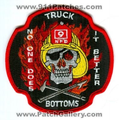 Nashville Fire Department Truck 9 Patch (Tennessee)
Scan By: PatchGallery.com
Keywords: dept. nfd company co. station ladder bottoms no one does it better