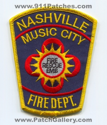 Nashville Fire Department (Tennessee)
Scan By: PatchGallery.com
Keywords: dept. rescue ems music city