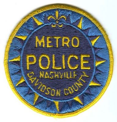 Nashville Metro Police (Tennessee)
Scan By: PatchGallery.com
County: Davidson
