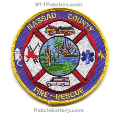 Nassau County Fire Rescue Department Patch (Florida)
Scan By: PatchGallery.com
Keywords: co. dept.