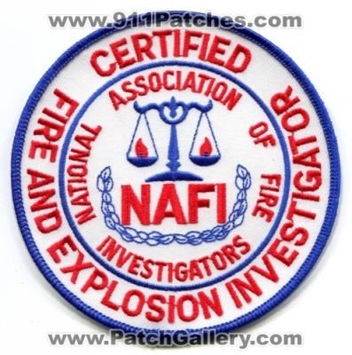 National Association of Fire Investigators NAFI Certified Fire and Explosion Investigator (Florida)
Scan By: PatchGallery.com
