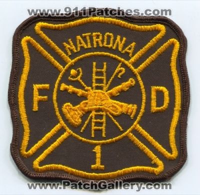 Natrona Fire Department (Wyoming)
Scan By: PatchGallery.com
Keywords: fd dept. 1