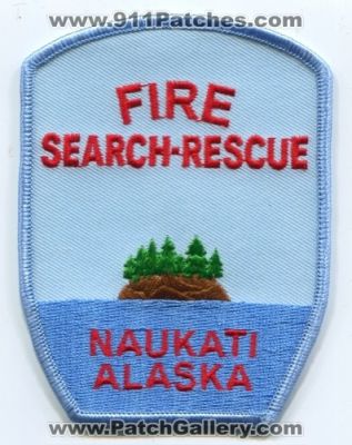 Naukati Fire Rescue Department Search and Rescue (Alaska)
Scan By: PatchGallery.com
Keywords: dept. sar