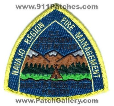 Navajo Region Fire Management Bureau of Indian Affairs Forestry Wildland (Arizona)
Scan By: PatchGallery.com
Keywords: bia us u.s. department of the interior