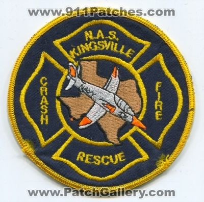 Naval Air Station Kingsville Crash Fire Rescue Department (Texas)
Scan By: PatchGallery.com
Keywords: dept. nas cfr arff aircraft airport firefighter firefighting n.a.s. usn navy military
