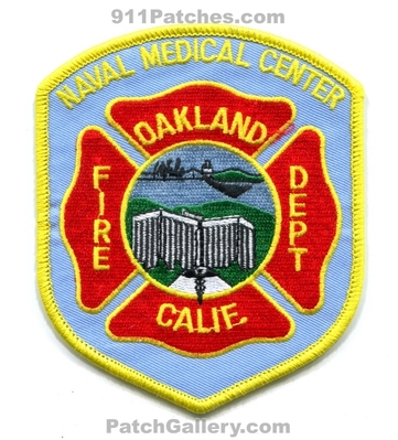 Naval Medical Center Oakland Fire Department USN Navy Military Patch (California)
Scan By: PatchGallery.com
Keywords: dept. navy calif.