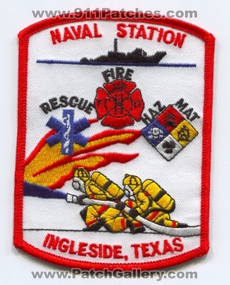 Naval Station Ingleside Fire Department USN Navy Military Patch (Texas)
Scan By: PatchGallery.com
Keywords: nsi dept. u.s.n. united states rescue haz-mat hazmat