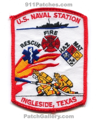 Naval Station Ingleside Fire Department USN Navy Military Patch (Texas)
Scan By: PatchGallery.com
Keywords: nsi dept. u.s.n. united states rescue haz-mat hazmat