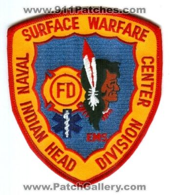 Naval Surface Warfare Center Indian Head Division Fire Department (Maryland)
Scan By: PatchGallery.com
Keywords: nswc usn navy dept. ems fd