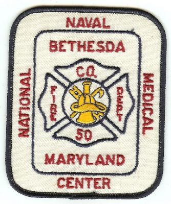 Naval Medical Center Fire Dept
Thanks to PaulsFirePatches.com for this scan.
Keywords: maryland department national company 50 us navy