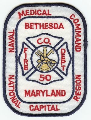 Naval Medical Center Fire Dept
Thanks to PaulsFirePatches.com for this scan.
Keywords: maryland department command national capital region company 50 us navy