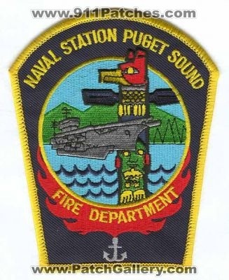 Naval Station Puget Sound Fire Department Patch (Washington)
[b]Scan From: Our Collection[/b]
Keywords: washington