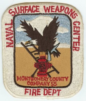 Naval Surface Weapons Center Fire Dept
Thanks to PaulsFirePatches.com for this scan.
Keywords: maryland department montgomery county company 55