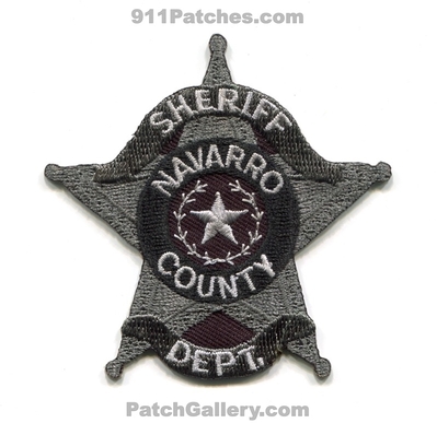 Navarro County Sheriffs Department Patch (Texas)
Scan By: PatchGallery.com
Keywords: co. dept. office