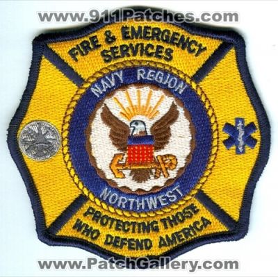 Navy Region Northwest Fire and Emergency Services Patch (Washington)
Scan By: PatchGallery.com
Keywords: usn military