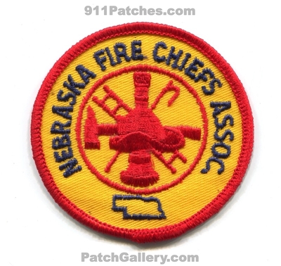 Nebraska Fire Chiefs Association Patch (Nebraska)
Scan By: PatchGallery.com
Keywords: assoc. assn.