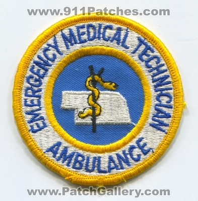 Nebraska Emergency Medical Technician EMT Ambulance Patch (Nebraska)
Scan By: PatchGallery.com
Keywords: state certified ems