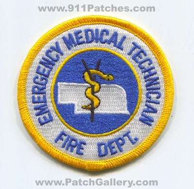 Nebraska Fire Department Emergency Medical Technician EMT Patch (Nebraska)
Scan By: PatchGallery.com
Keywords: dept.