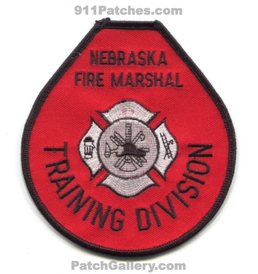 Nebraska Fire Marshal Training Division Patch (Nebraska)
Scan By: PatchGallery.com
Keywords: state school academy