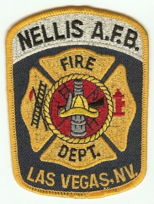 Nellis AFB Fire Dept
Thanks to PaulsFirePatches.com for this scan.
Keywords: nevada air force base usaf department las vegas