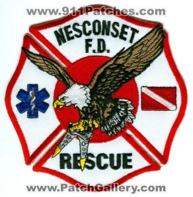 Nesconset Fire Department Rescue (New York)
Scan By: PatchGallery.com
Keywords: f.d. fd