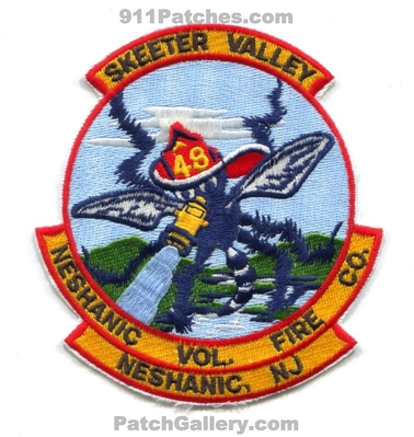 Neshanic Volunteer Fire Company 48 Skeeter Valley Patch (New Jersey)
Scan By: PatchGallery.com
Keywords: vol. co. nj department dept.