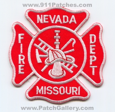 Nevada Fire Department Patch (Missouri)
Scan By: PatchGallery.com
Keywords: dept.