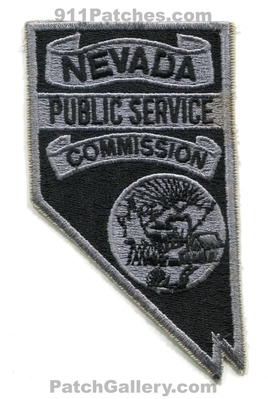 Nevada Public Service Commission Patch (Nevada) (State Shape)
Scan By: PatchGallery.com
