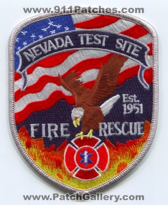Nevada Test Site Fire Rescue Department Patch (Nevada)
Scan By: PatchGallery.com
Keywords: dept. national security site nnss proving grounds united states department of energy doe