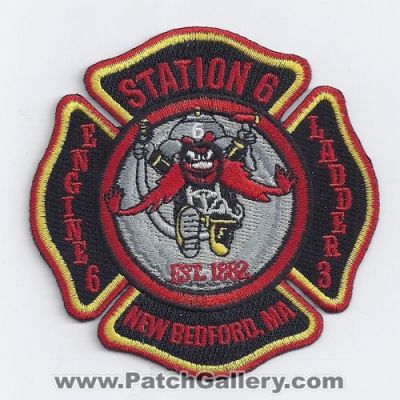 New Bedford Fire Department Station 6 (Massachusetts)
Thanks to Paul Howard for this scan.
Keywords: dept. engine ladder 3 company