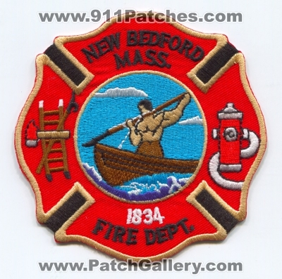 New Bedford Fire Department Patch (Massachusetts)
Scan By: PatchGallery.com
Keywords: dept. mass.