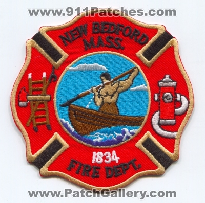 New Bedford Fire Department Patch (Massachusetts)
Scan By: PatchGallery.com
Keywords: dept. mass.