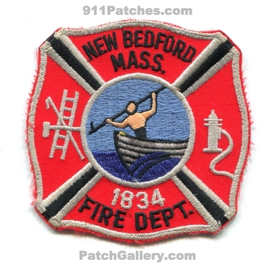 New Bedford Fire Department Patch (Massachusetts)
Scan By: PatchGallery.com
Keywords: dept. mass. 1834