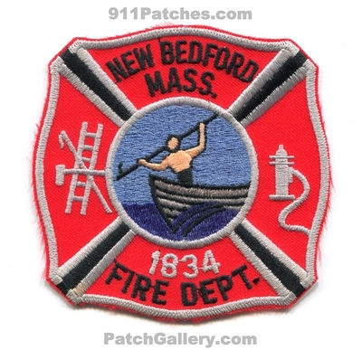 New Bedford Fire Department Patch (Massachusetts)
Scan By: PatchGallery.com
Keywords: dept. 1834