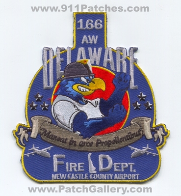 New Castle County Airport Fire Department 166th Airlift Wing USAF Military Patch (Delaware)
Scan By: PatchGallery.com
[b]Patch Made By: 911Patches.com[/b]
Keywords: co. dept. aw