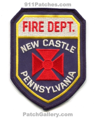 New Castle Fire Department Patch (Pennsylvania)
Scan By: PatchGallery.com
Keywords: dept.