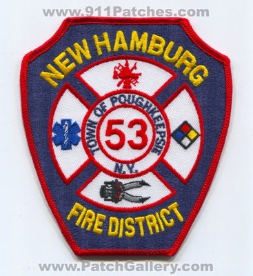 New Hamburg Fire District 53 Town of Poughkeepsie Patch (New York)
Scan By: PatchGallery.com
Keywords: dist. department dept. n.y.