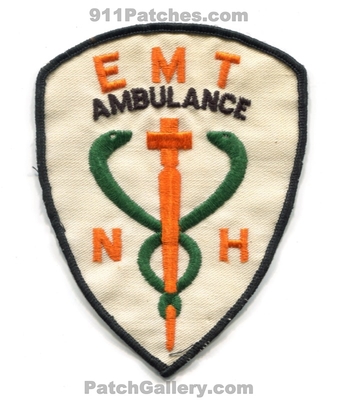 New Hampshire State Emergency Medical Technician EMT Ambulance Patch (New Hampshire)
Scan By: PatchGallery.com
Keywords: ems