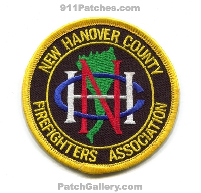 New Hanover County Firefighters Association Patch (North Carolina)
Scan By: PatchGallery.com
Keywords: co. assoc. assn. fire department dept.
