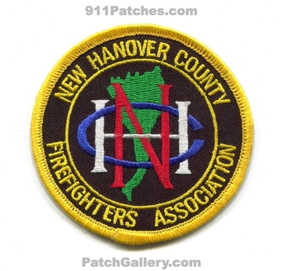 New Hanover County Firefighters Association Patch (North Carolina)
Scan By: PatchGallery.com
Keywords: co. assoc. assn. fire department dept.