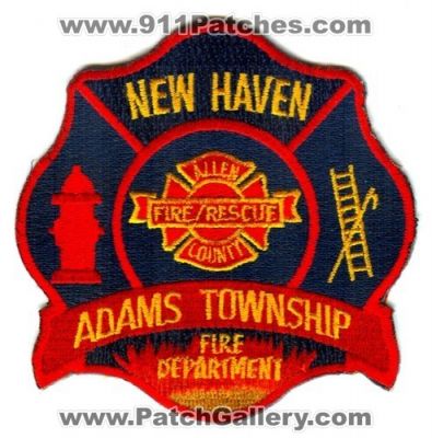 New Haven Adams Township Fire Department Allen County Rescue (Indiana)
Scan By: PatchGallery.com
Keywords: twp. dept.
