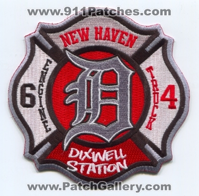 New Haven Fire Department Engine 6 Truck 4 Patch (Connecticut)
Scan By: PatchGallery.com
Keywords: dept. company co. station dixwell station
